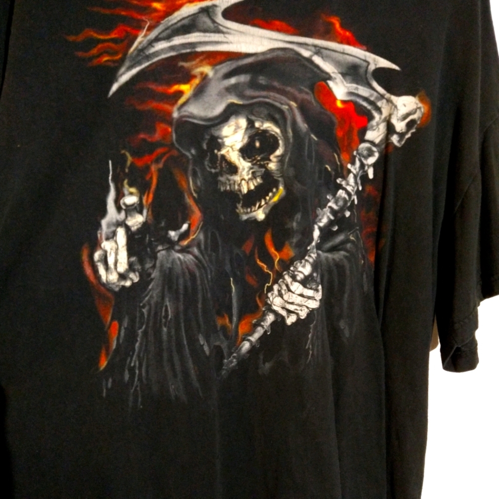 Vintage grim reaper shirt